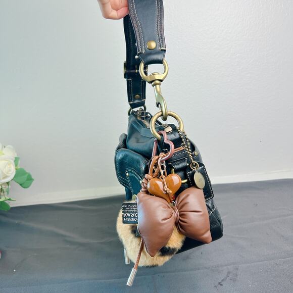 Coach Legacy 65th Anniversary Black Leather Shoulder Bag 10328 - Picture 9 of 10